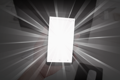 اسکرین شات 4 برنامه Bright Screen Flashlight