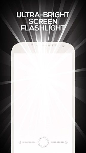 اسکرین شات 1 برنامه Bright Screen Flashlight