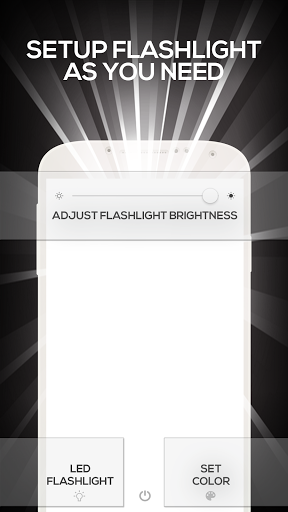اسکرین شات 6 برنامه Bright Screen Flashlight