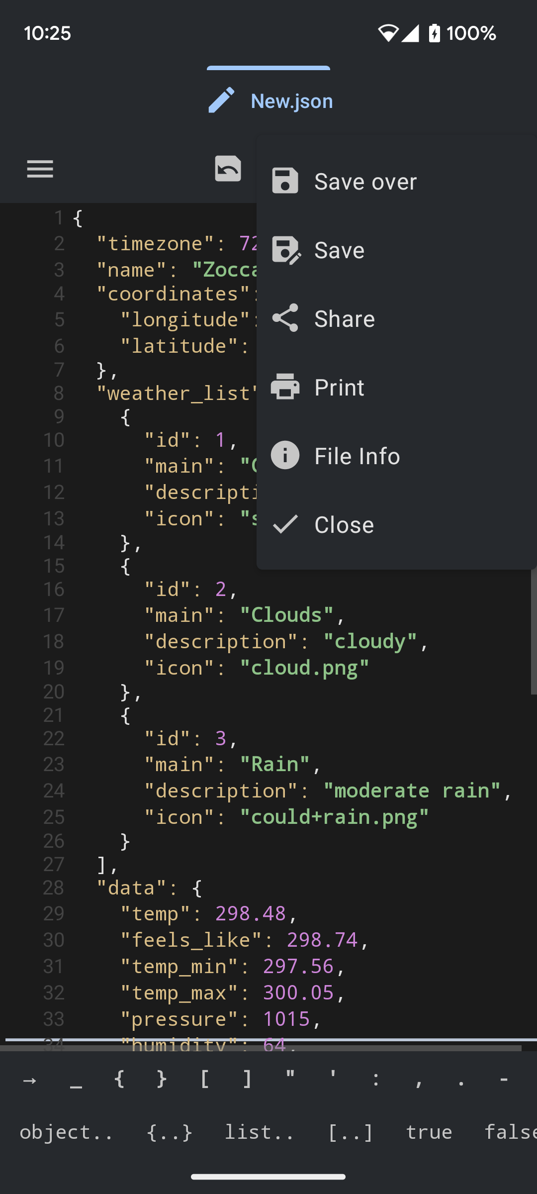 اسکرین شات 6 برنامه Oojao Code - text file editor