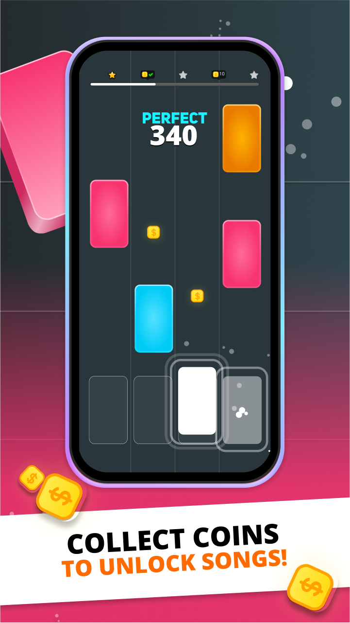 اسکرین شات 3 بازی Infinite Tiles: EDM & Piano