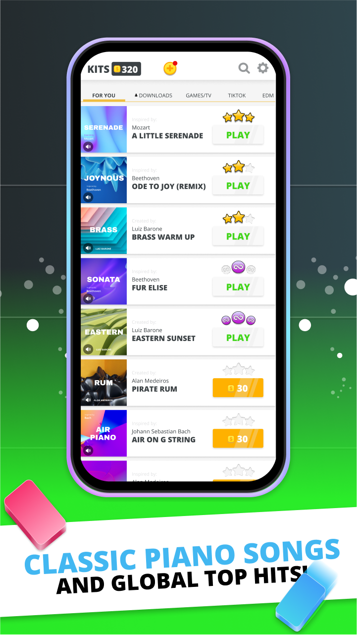اسکرین شات 2 بازی Infinite Tiles: EDM & Piano