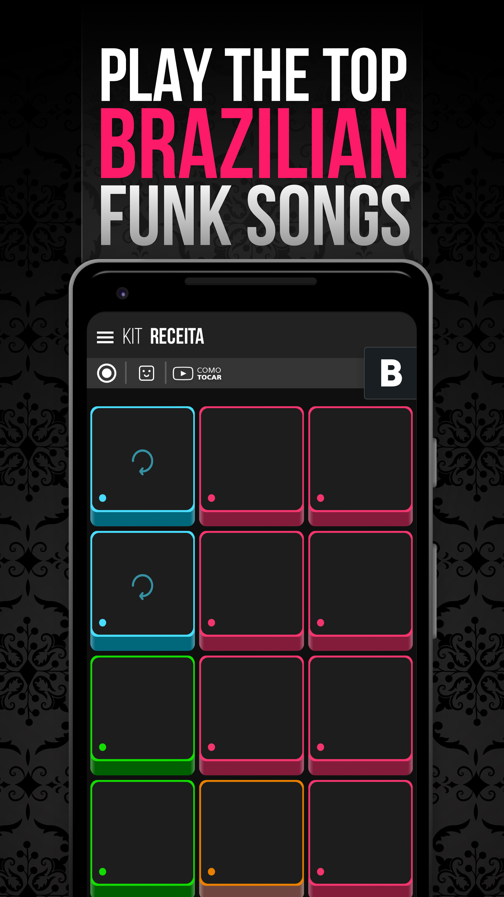 اسکرین شات 2 برنامه KondZilla Beat Maker - Funk Dj