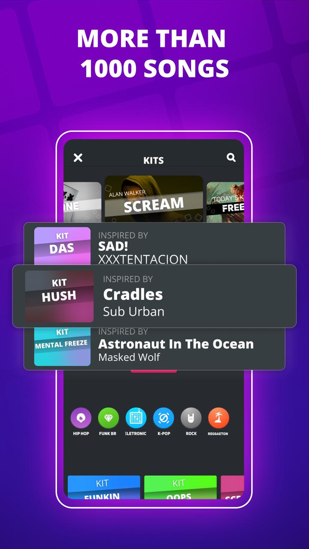 اسکرین شات 3 برنامه SUPER PADS DJ: Music & Beats