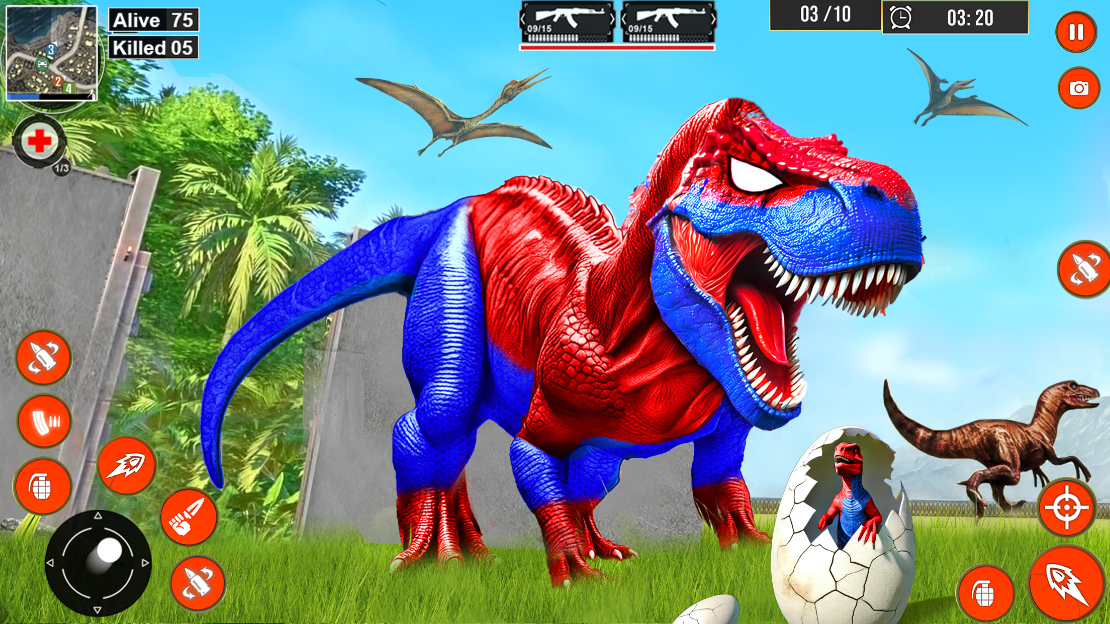 اسکرین شات 1 بازی Dinosaur Game Family Simulator