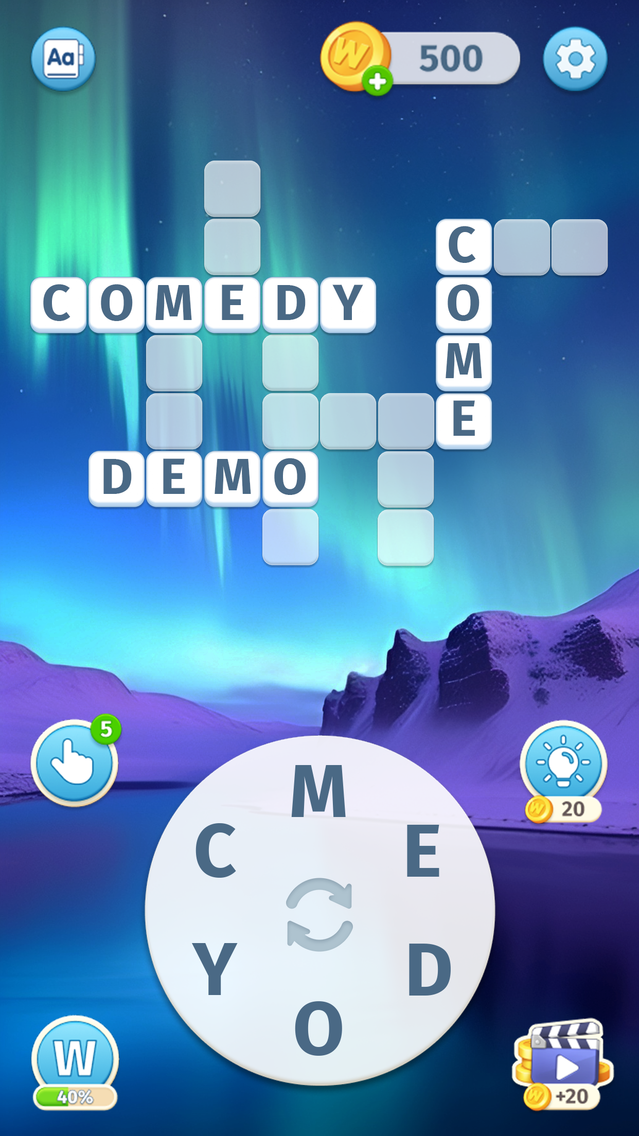 اسکرین شات 4 بازی Sky Words: Word Games