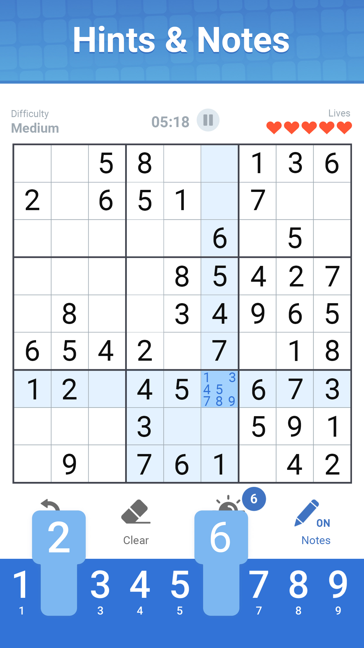 اسکرین شات 2 بازی Sudoku Master - Number Game