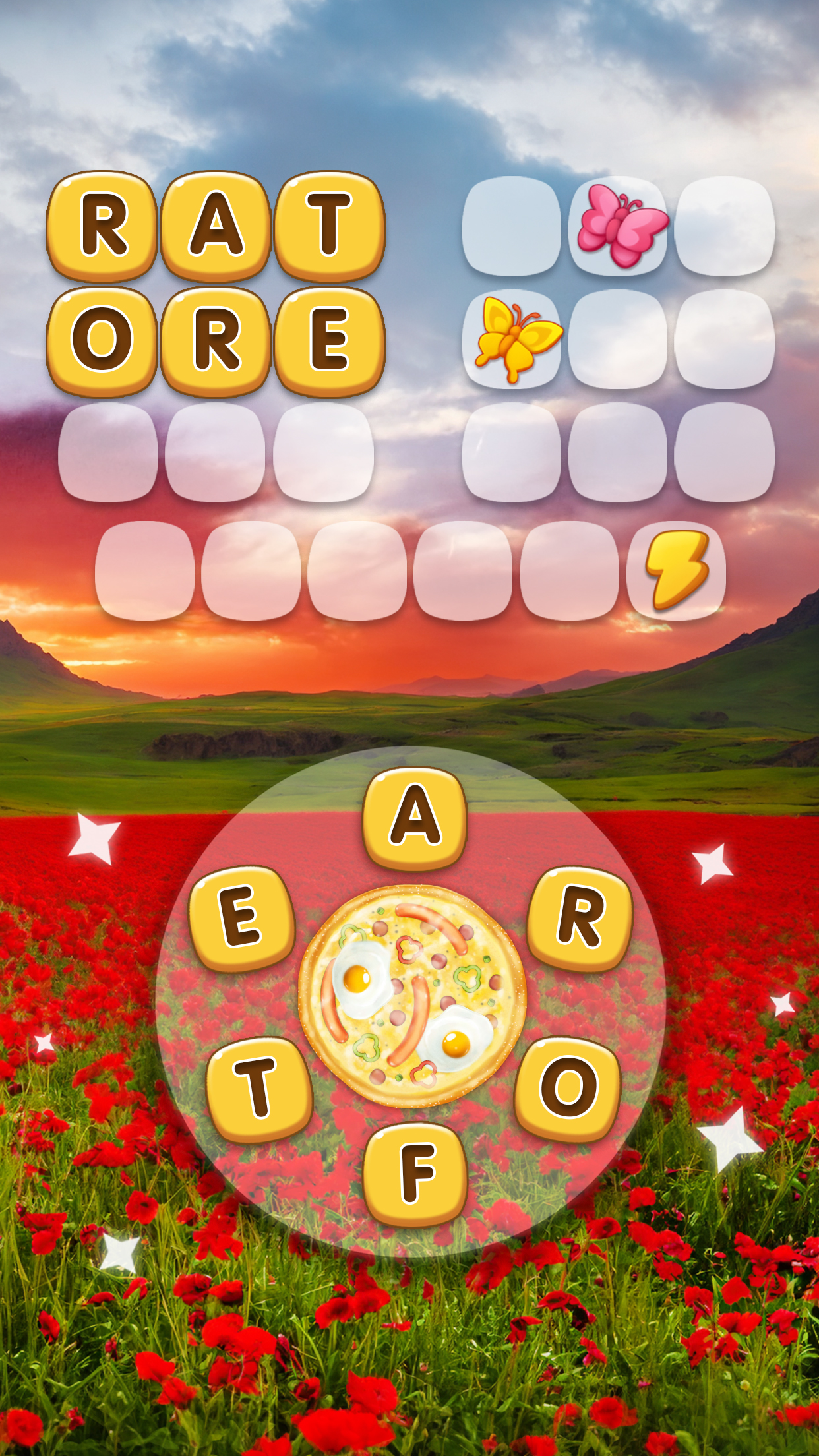 اسکرین شات 3 بازی Word Pizza - Word Games