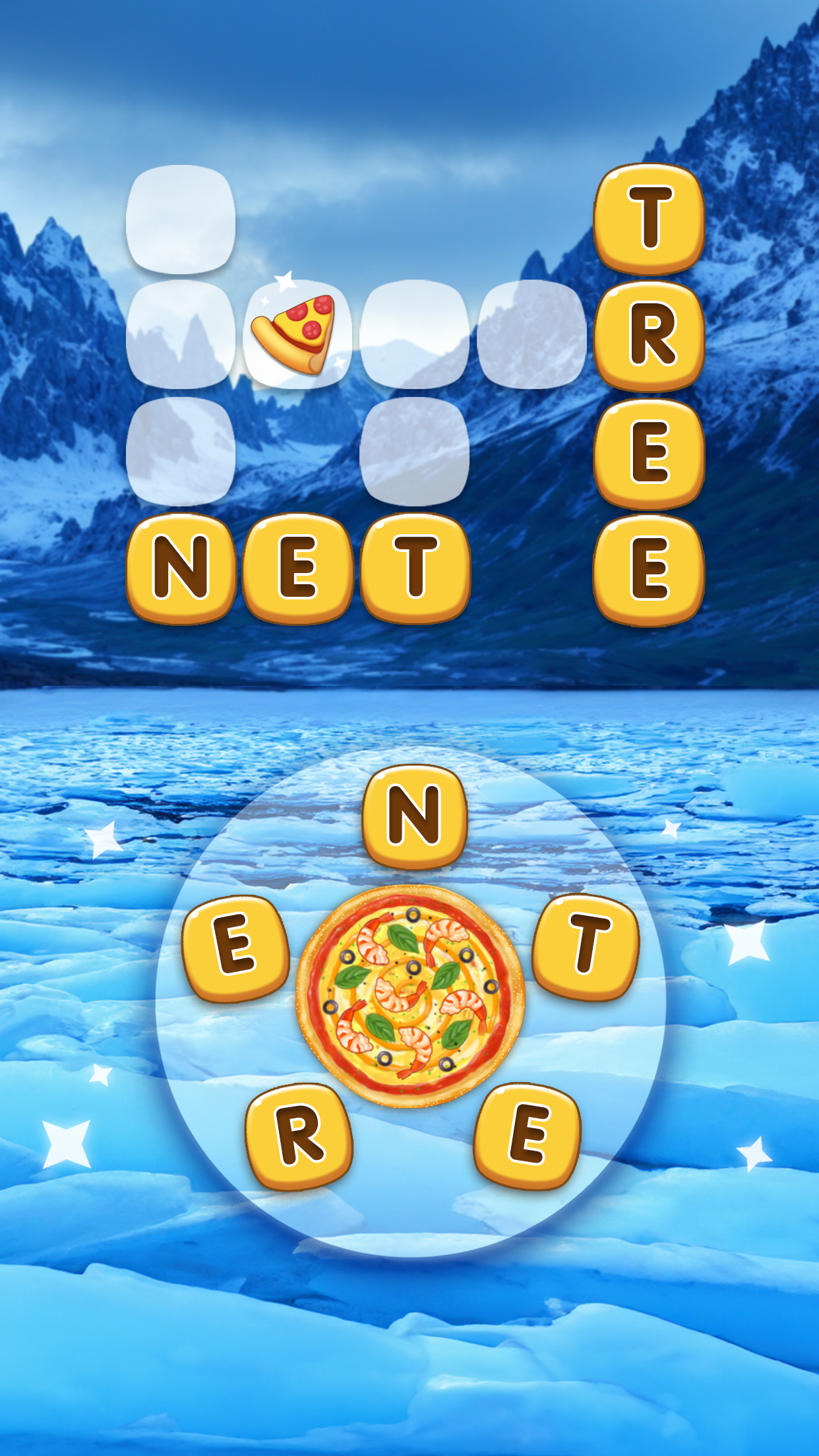 اسکرین شات 2 بازی Word Pizza - Word Games
