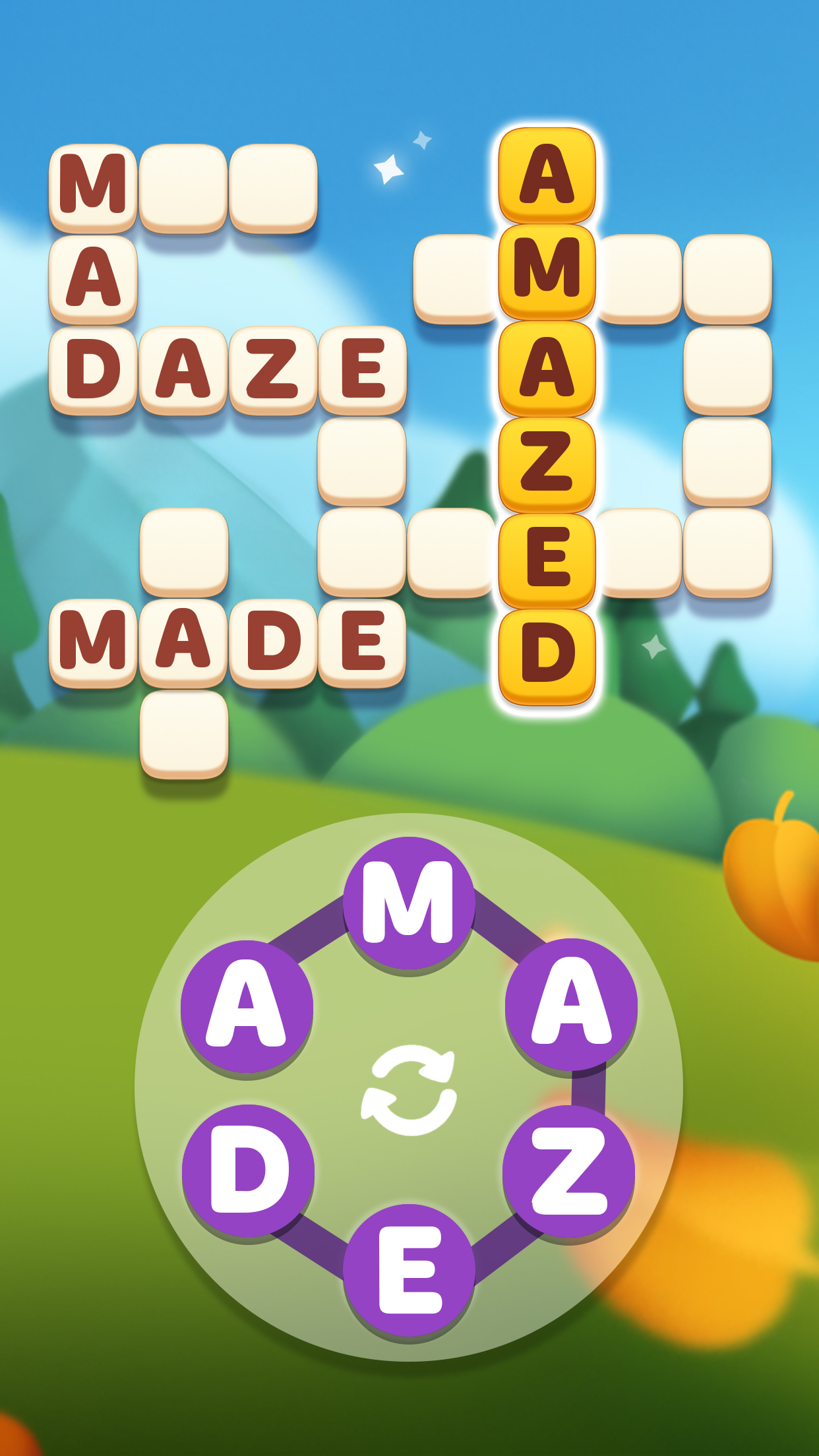 اسکرین شات 2 بازی Word Spells: Puzzle for Adults