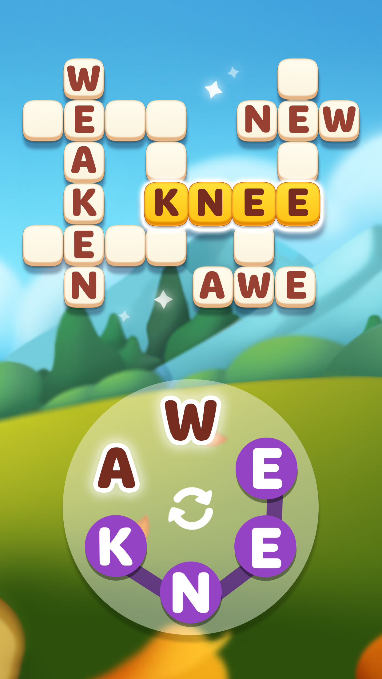 اسکرین شات 4 بازی Word Spells: Puzzle for Adults