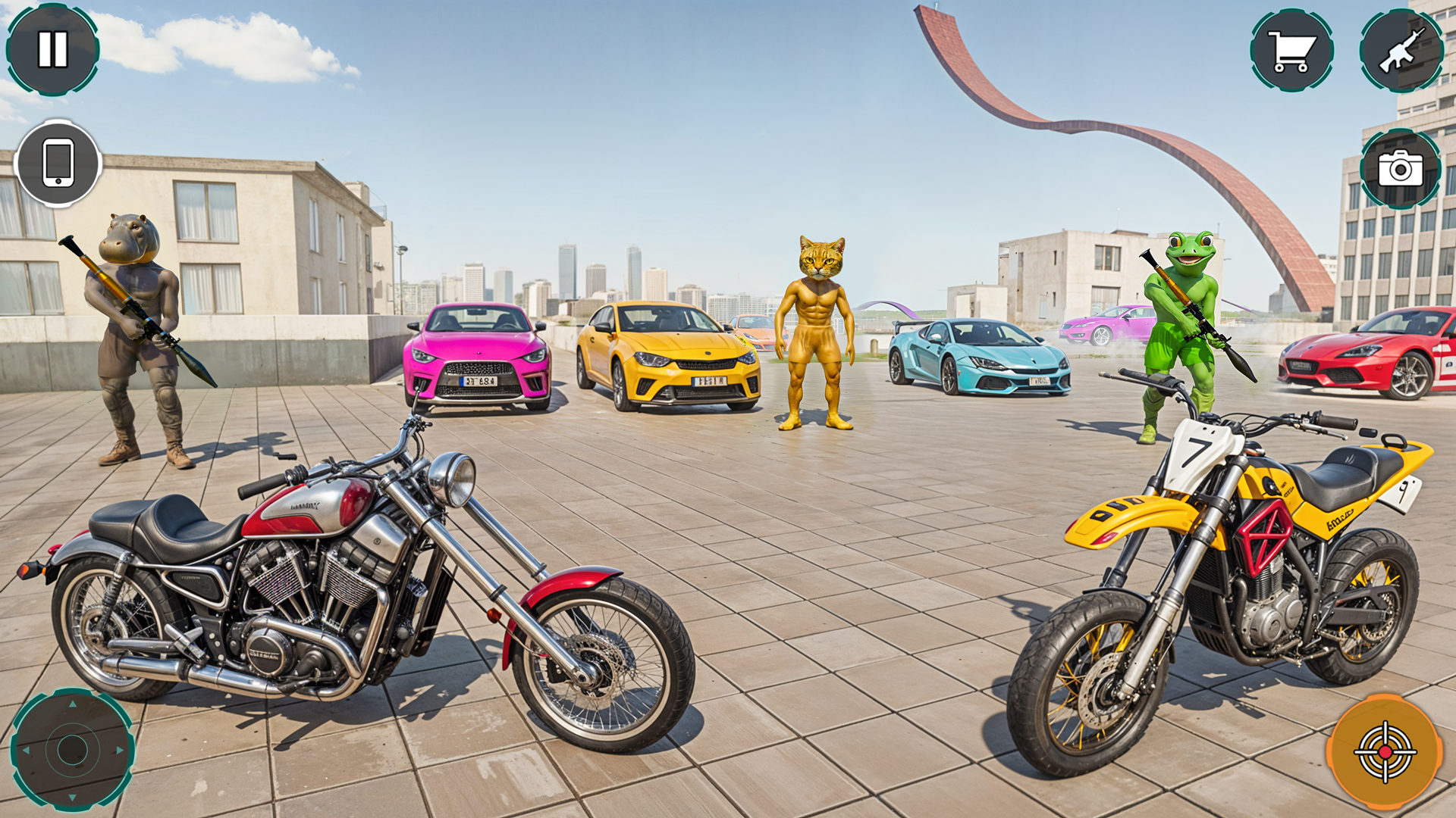 اسکرین شات 4 بازی Open World Brainrot Fight Game