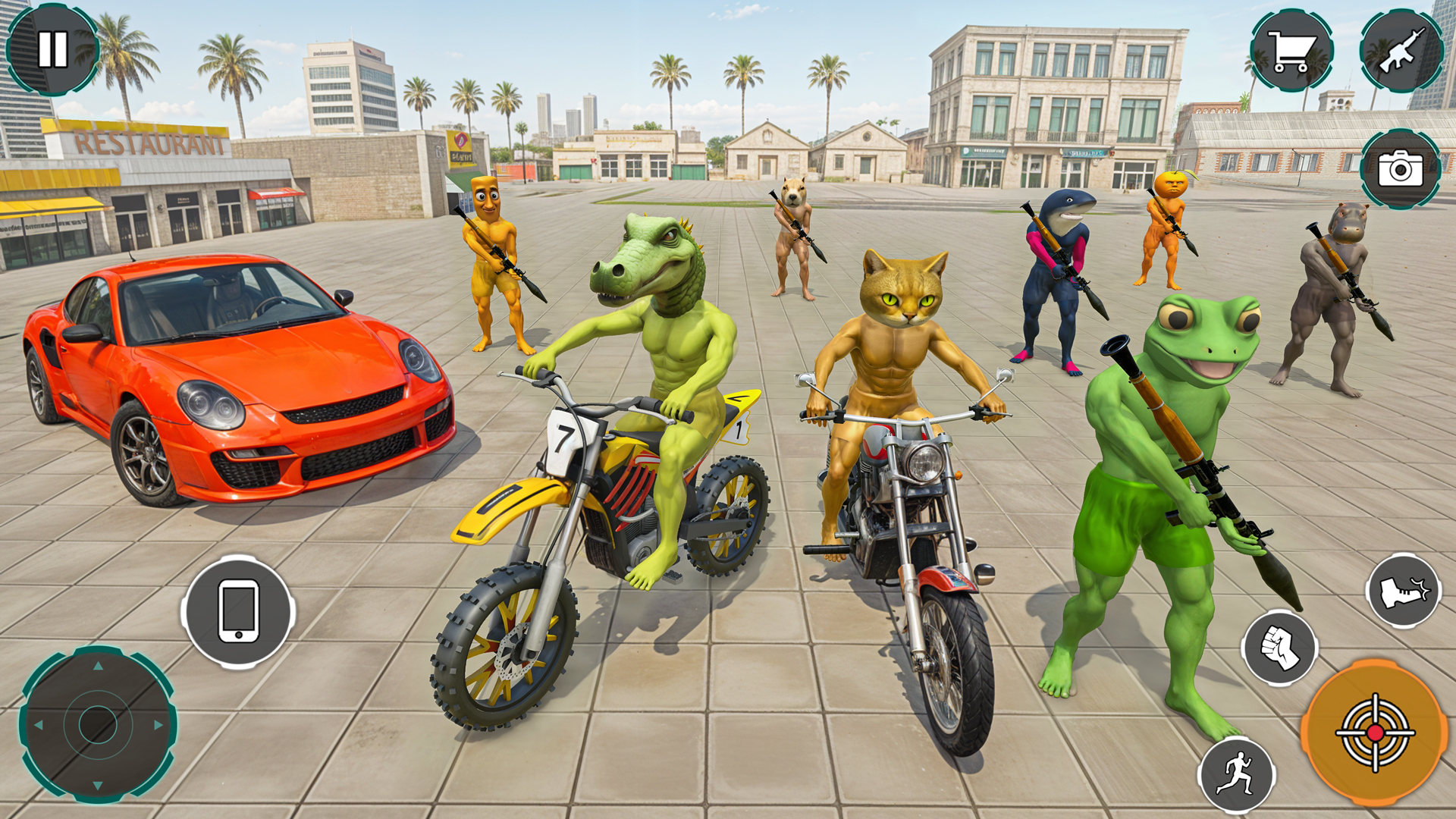 اسکرین شات 3 بازی Open World Brainrot Fight Game