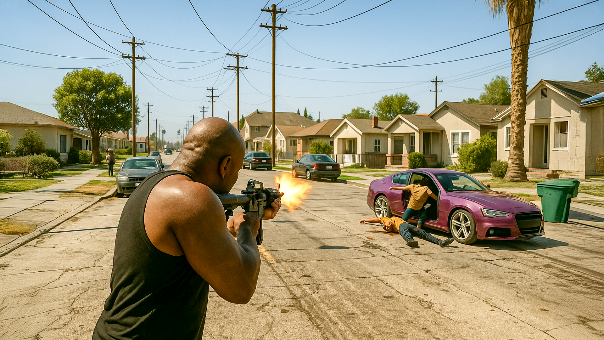 اسکرین شات 2 بازی Grand Gangster: Rope hero City