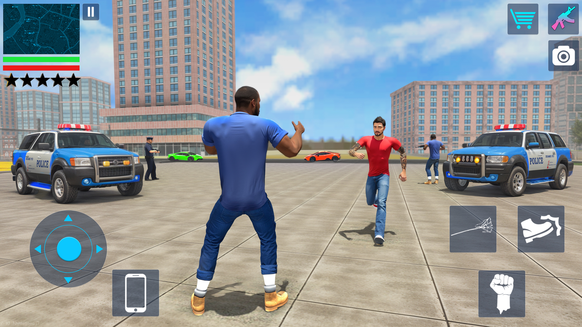 اسکرین شات 4 بازی Openworld Police Simulator 3D