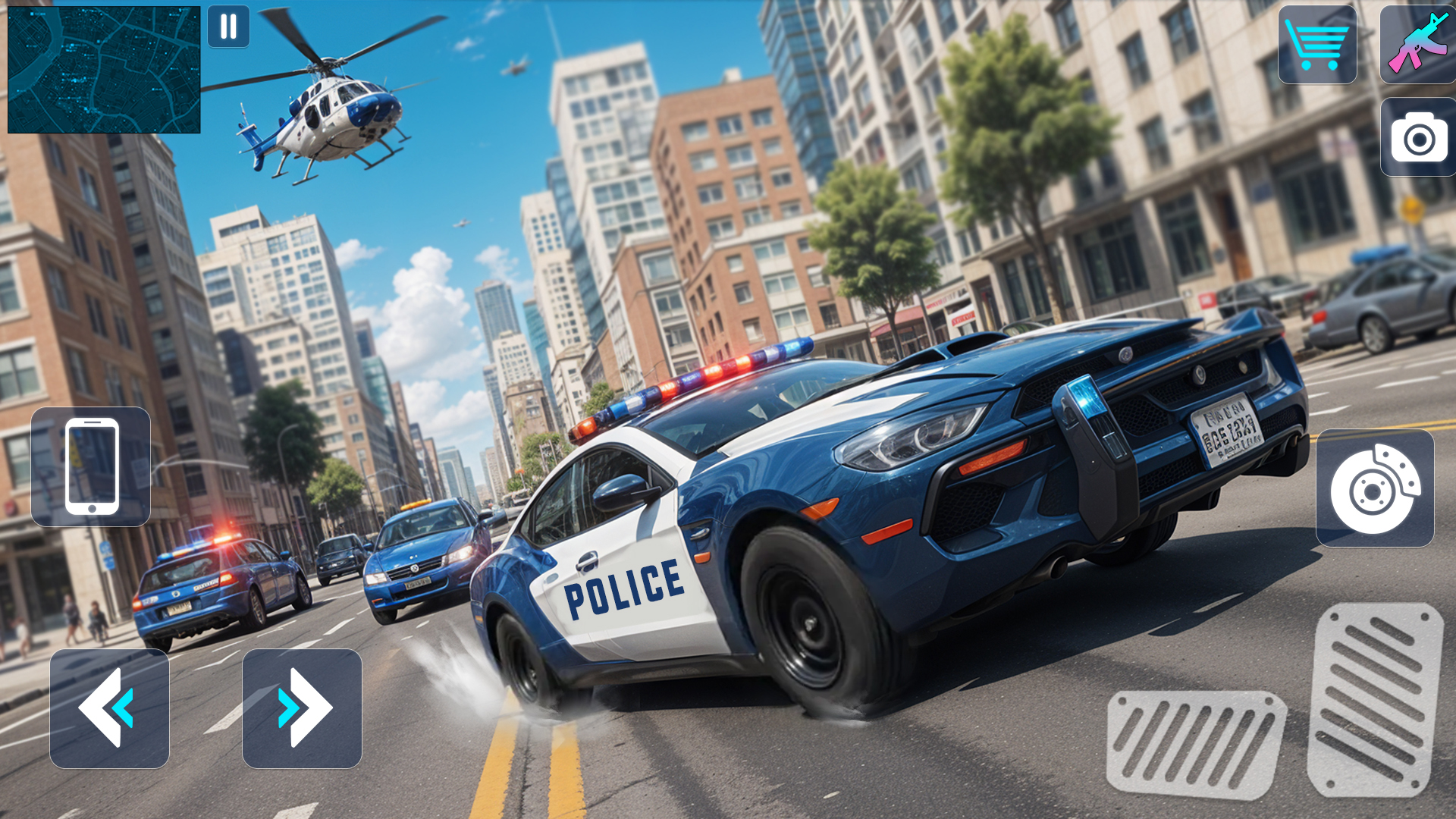 اسکرین شات 2 بازی Openworld Police Simulator 3D