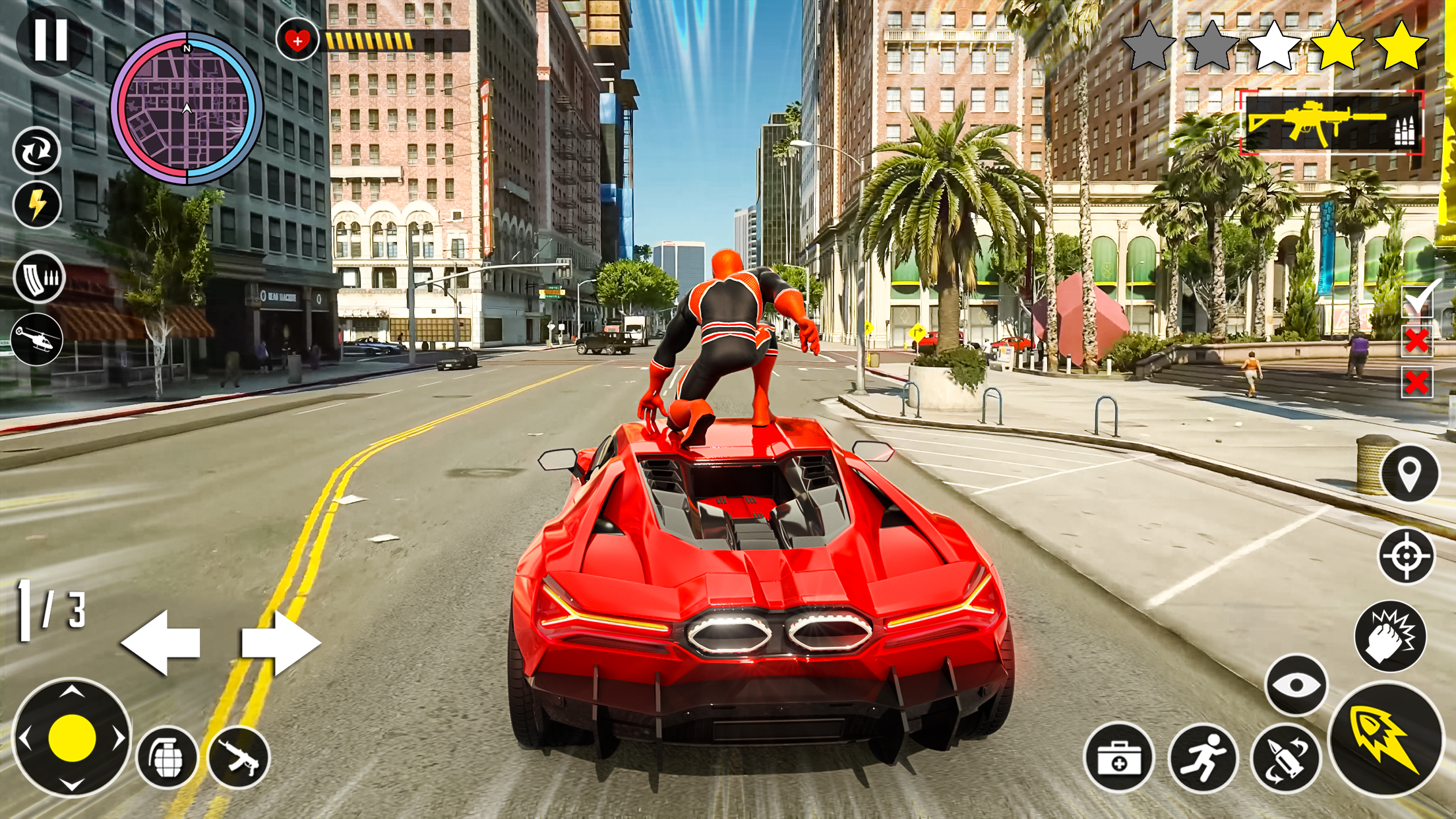 اسکرین شات 2 بازی Spider Game Mafia Rope Hero