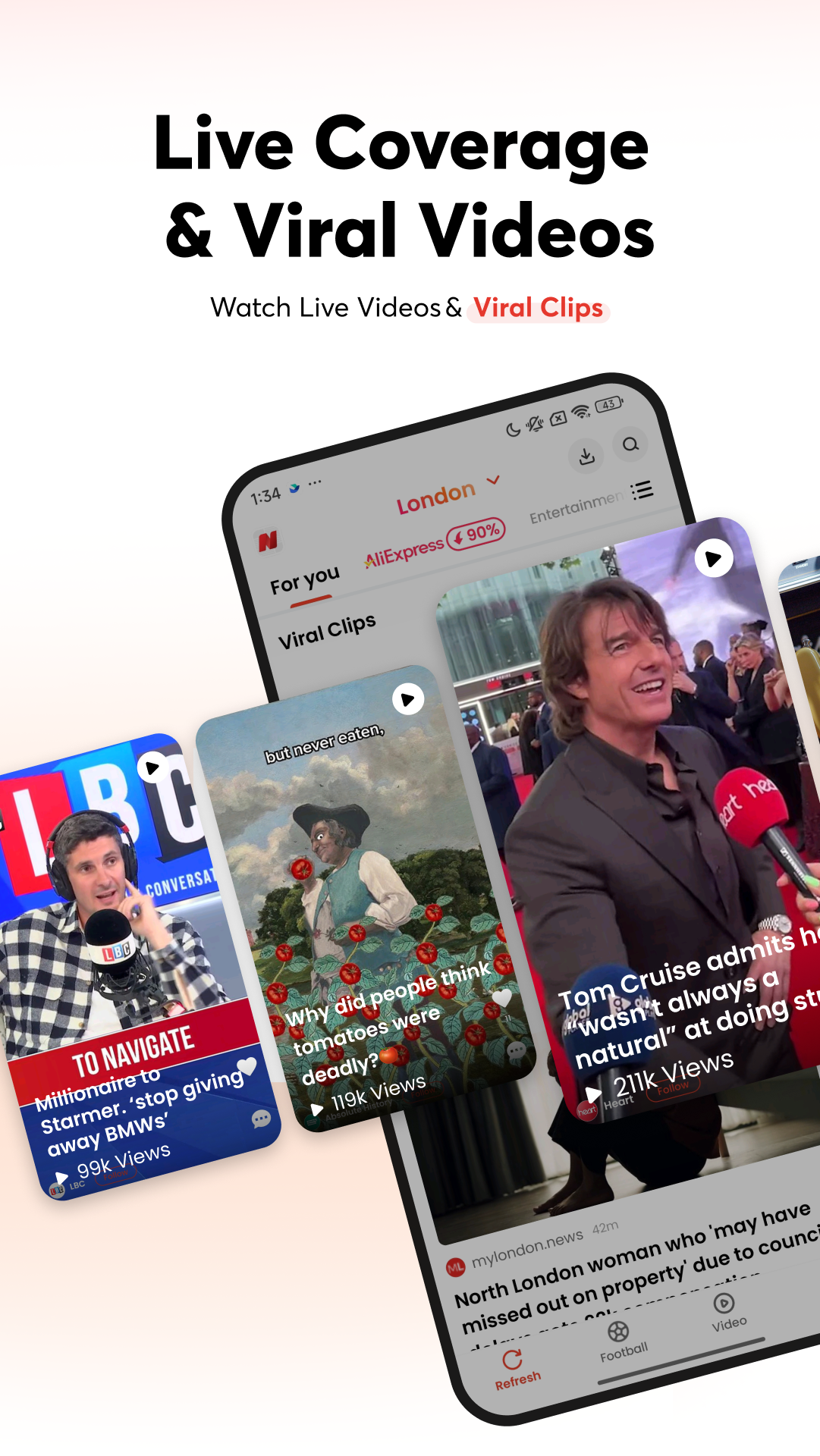 اسکرین شات 3 برنامه Opera News: breaking & local