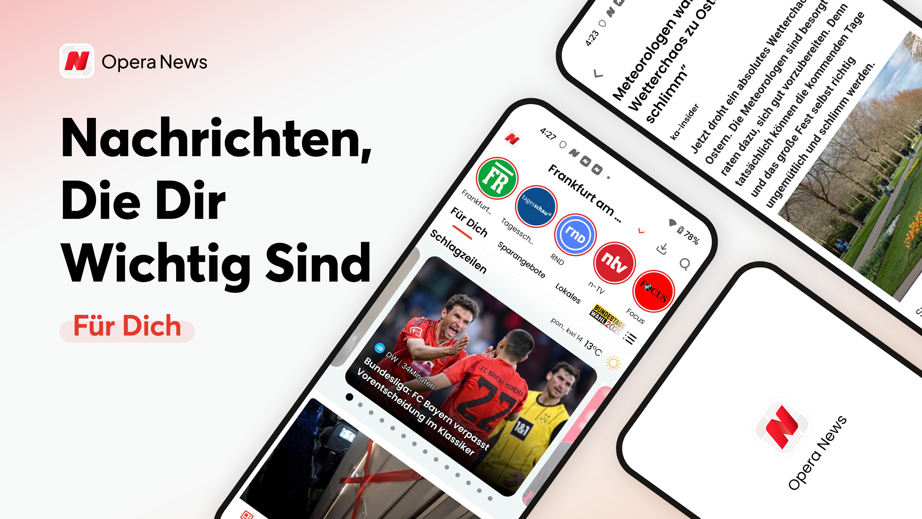اسکرین شات 1 برنامه Opera News: lokale Nachrichten
