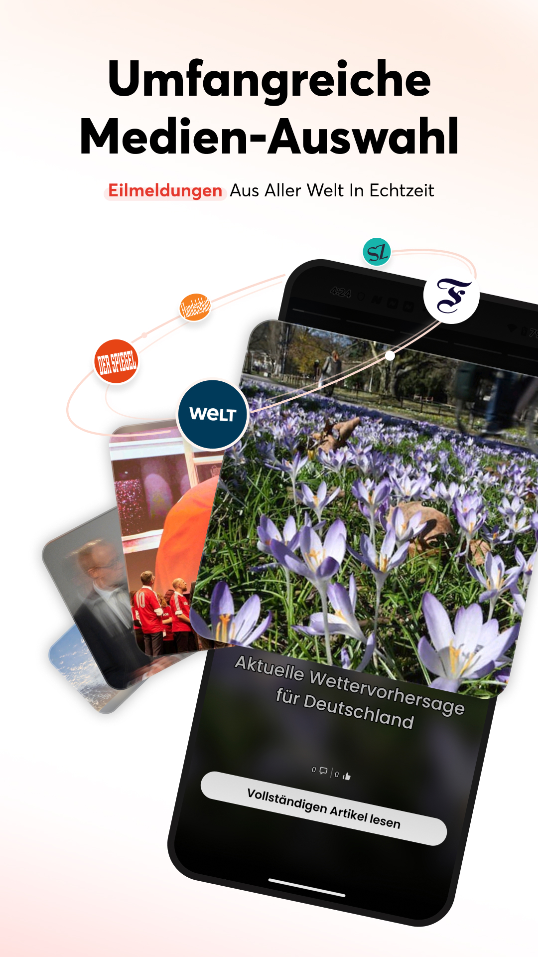 اسکرین شات 3 برنامه Opera News: lokale Nachrichten