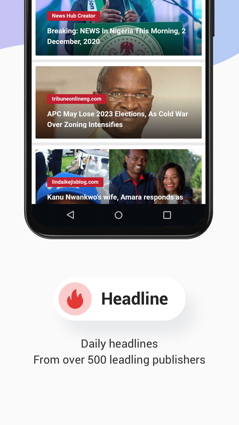 اسکرین شات 5 برنامه Opera News Lite - Less Data