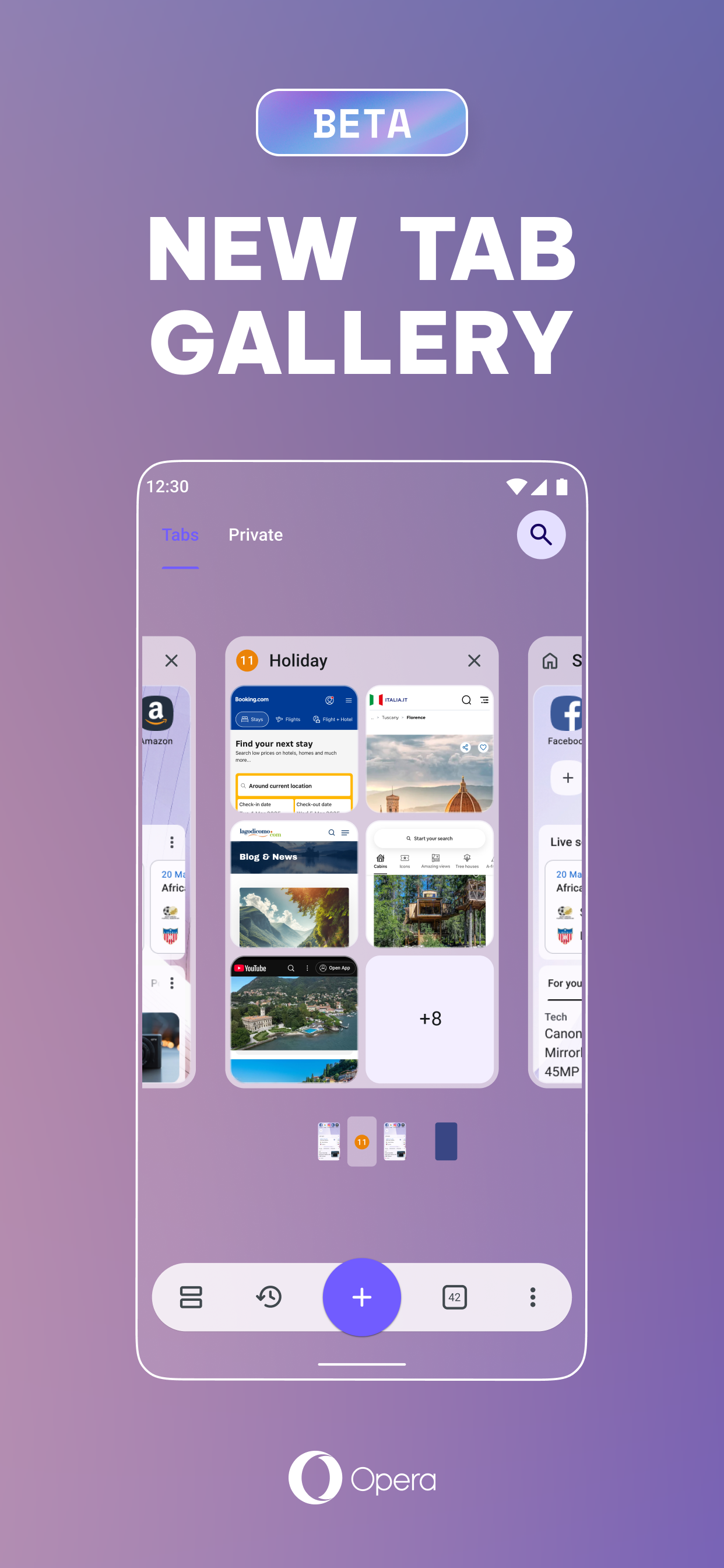اسکرین شات 1 برنامه Opera browser beta with AI