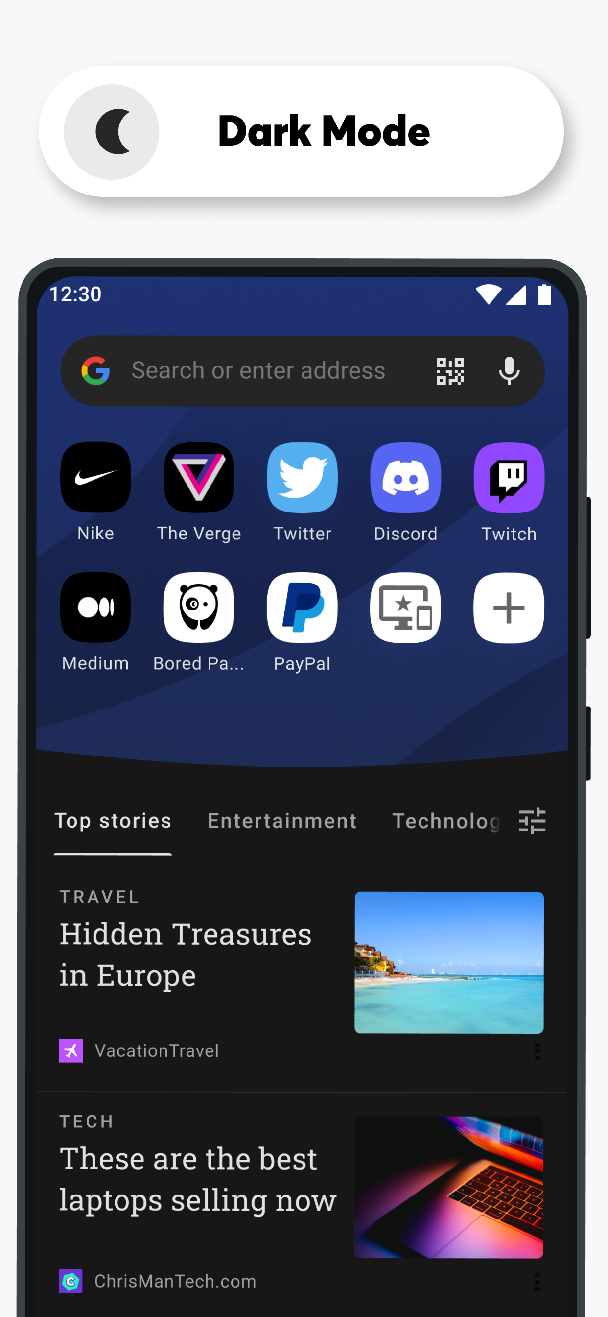 اسکرین شات 6 برنامه Opera Browser: Fast & Private