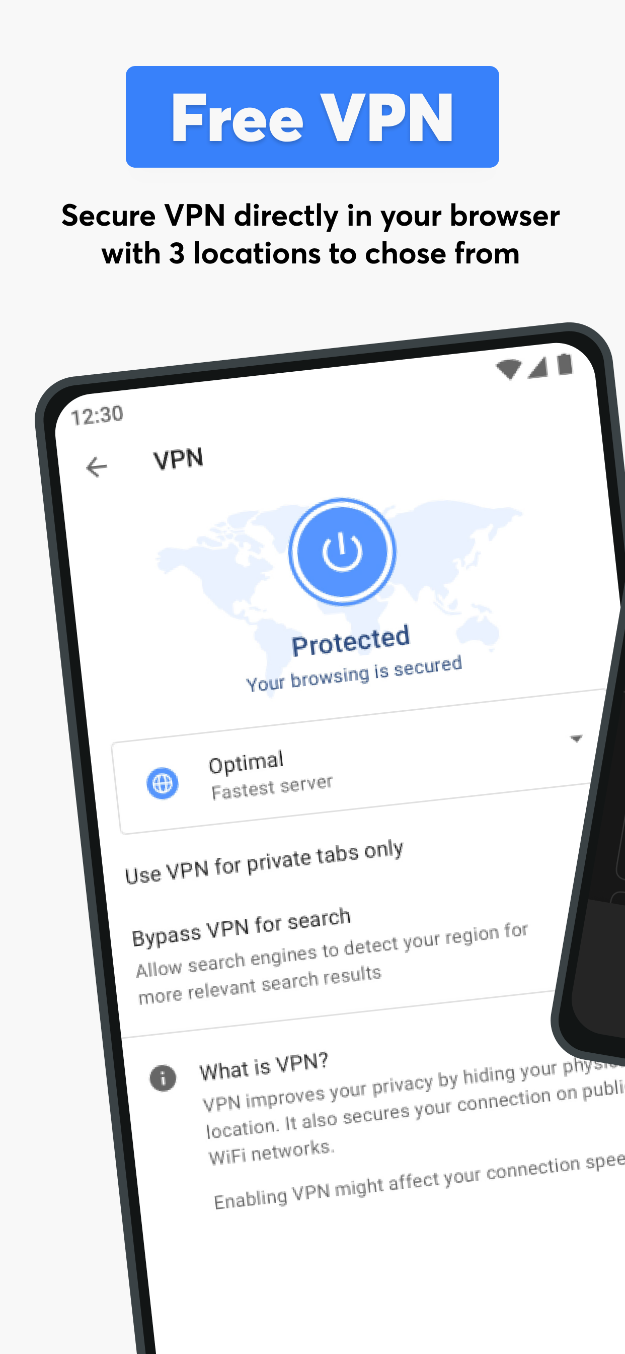اسکرین شات 2 برنامه Opera Browser: Fast & Private