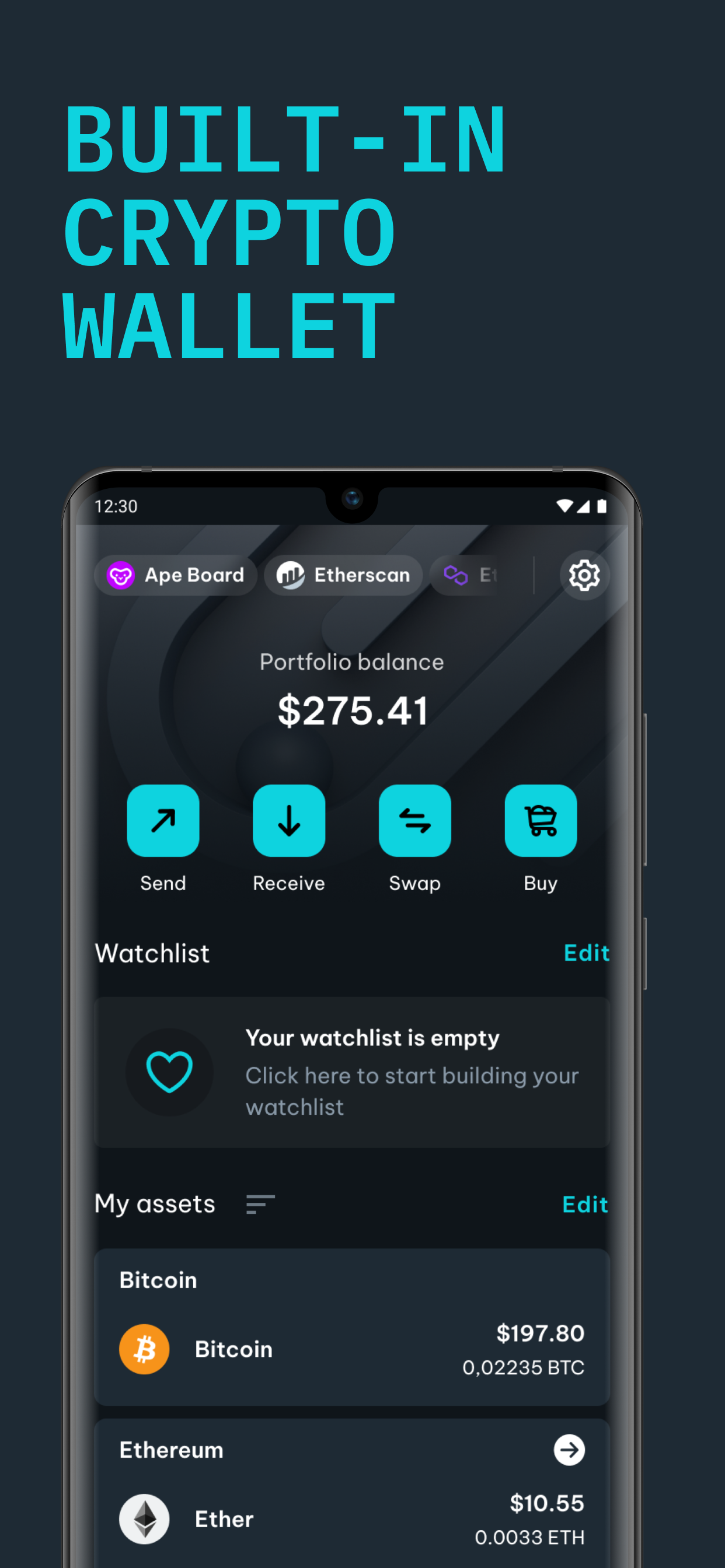اسکرین شات 4 برنامه Opera Crypto Browser