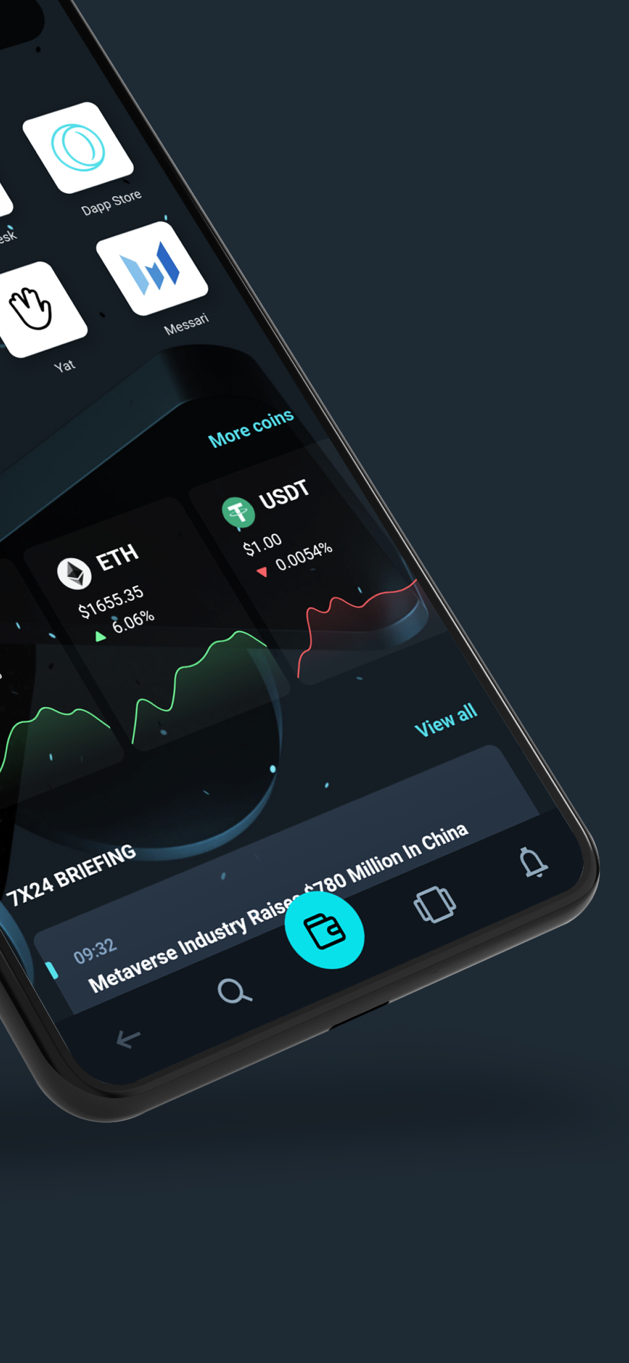 اسکرین شات 2 برنامه Opera Crypto Browser