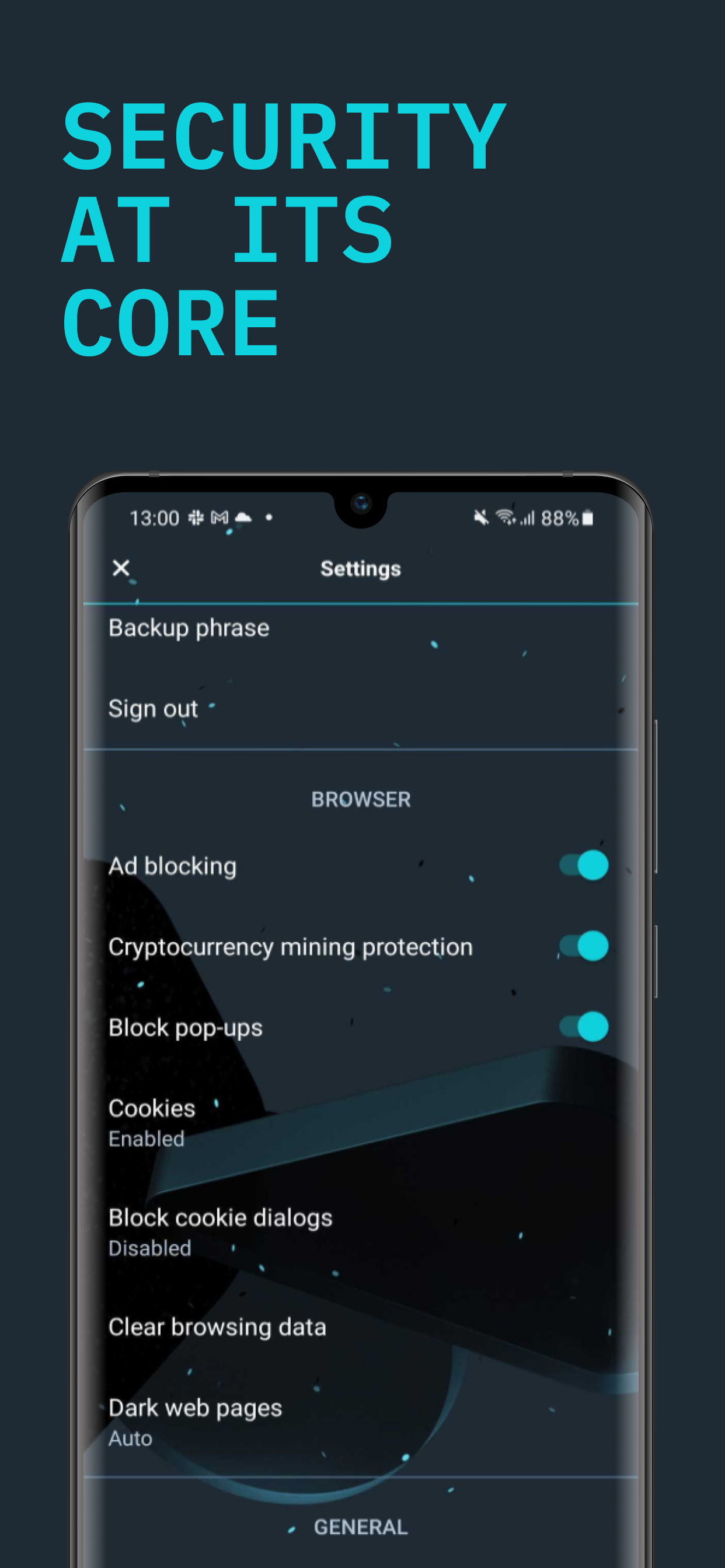 اسکرین شات 5 برنامه Opera Crypto Browser