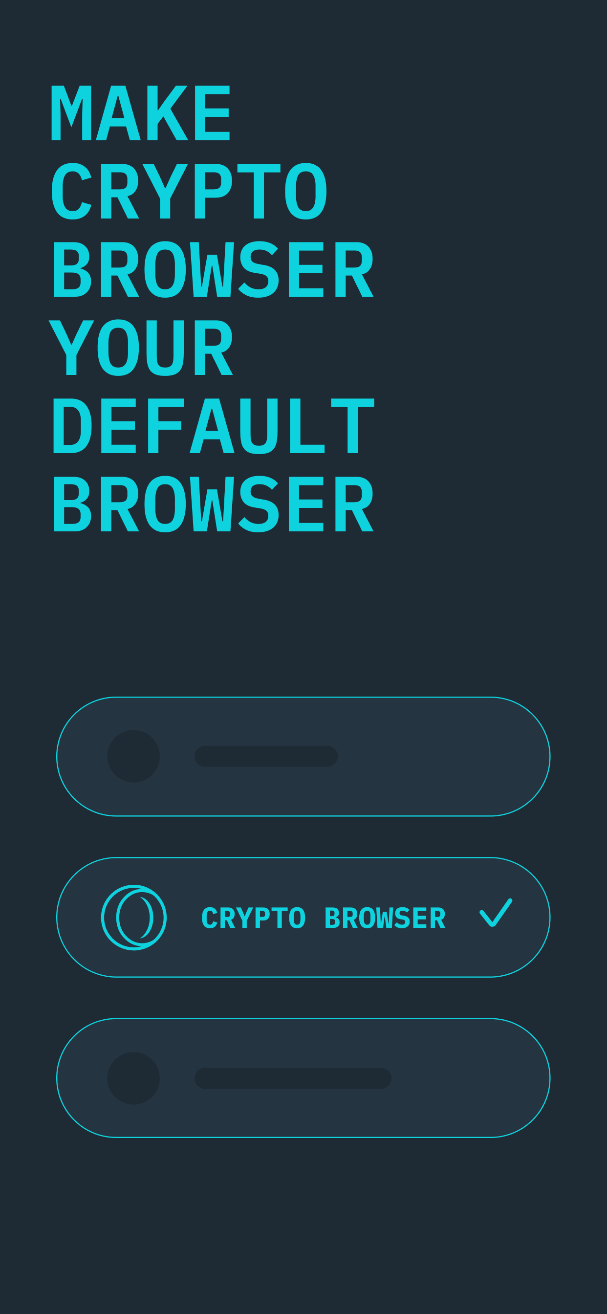 اسکرین شات 8 برنامه Opera Crypto Browser