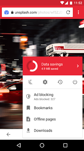 اسکرین شات 5 برنامه Opera Mini mobile web browser