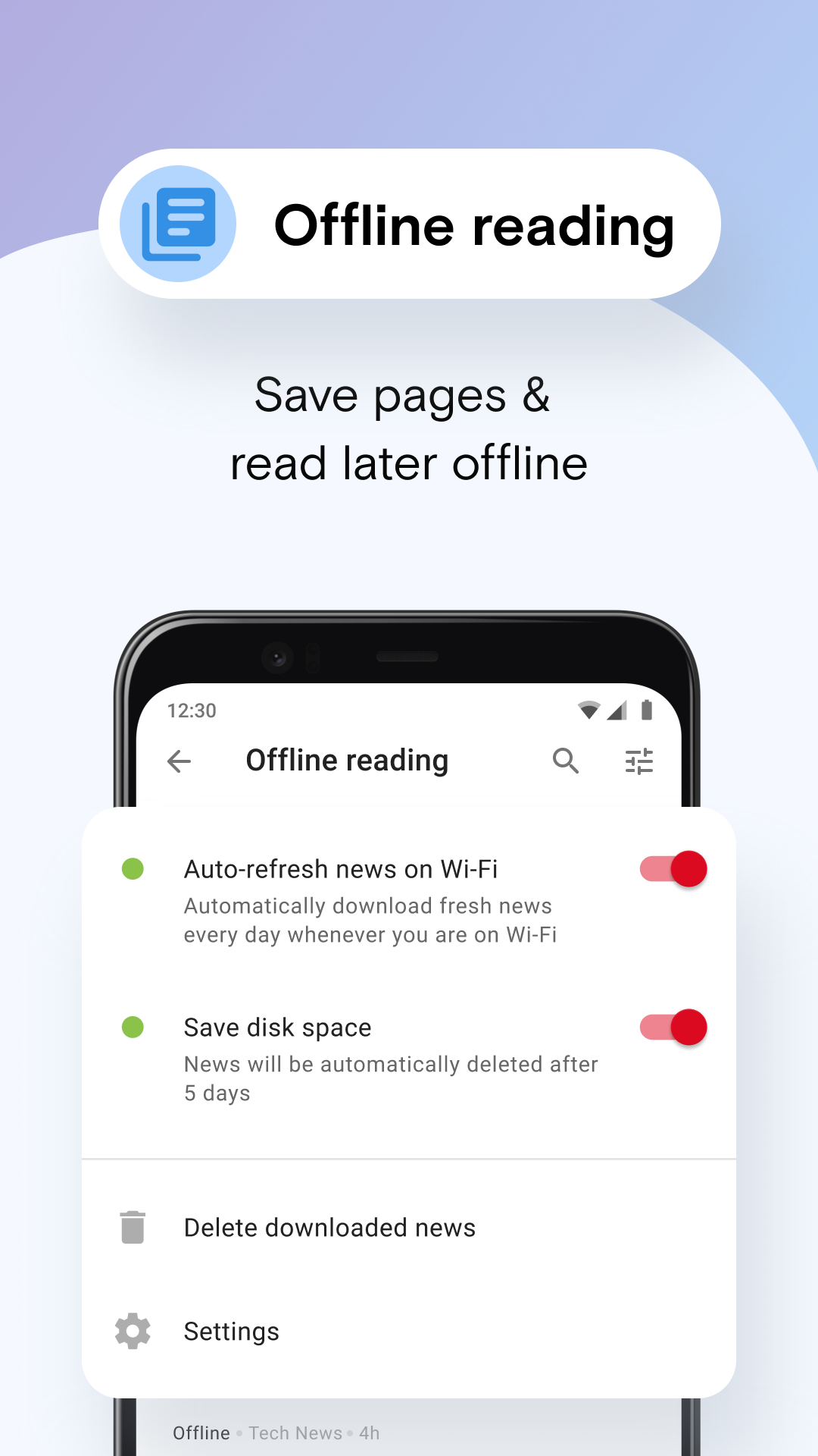 اسکرین شات 8 برنامه Opera Mini browser beta
