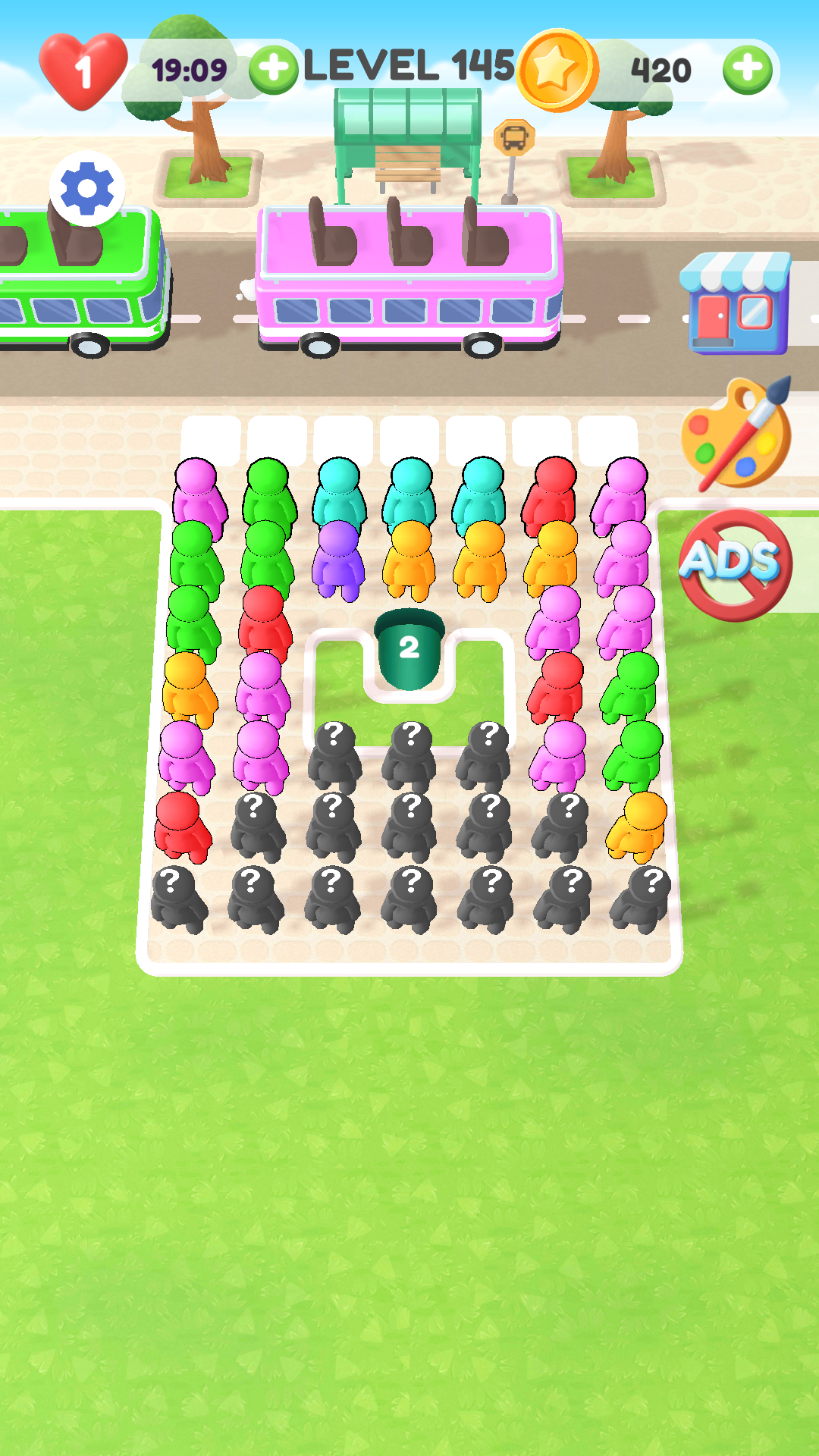 اسکرین شات 1 بازی Bus Jam Mania