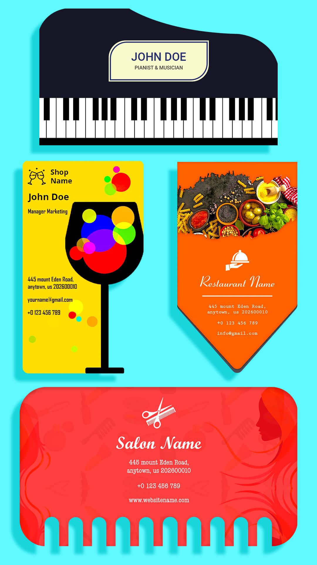اسکرین شات 5 برنامه Business Card Maker
