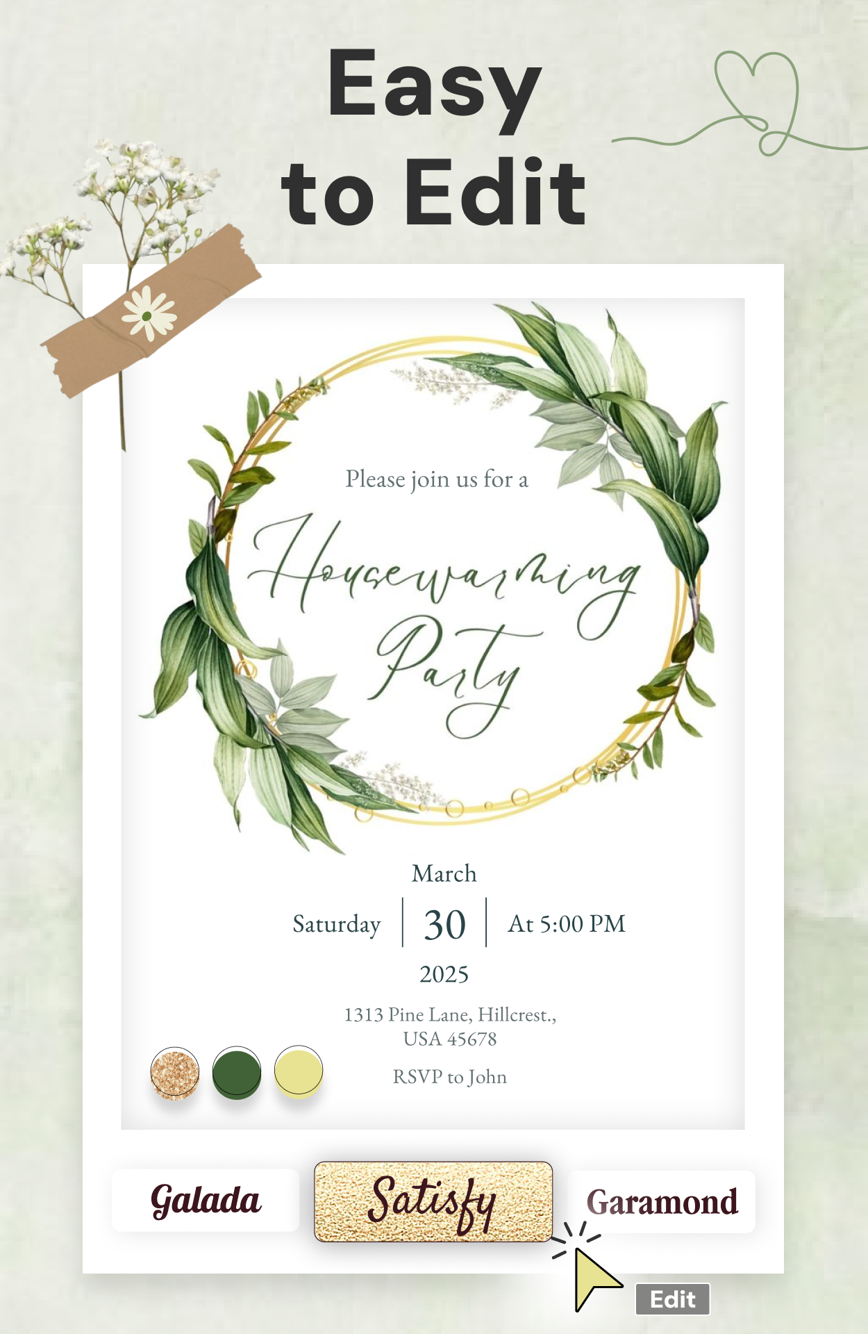 اسکرین شات 5 برنامه Invitation Maker + RSVP