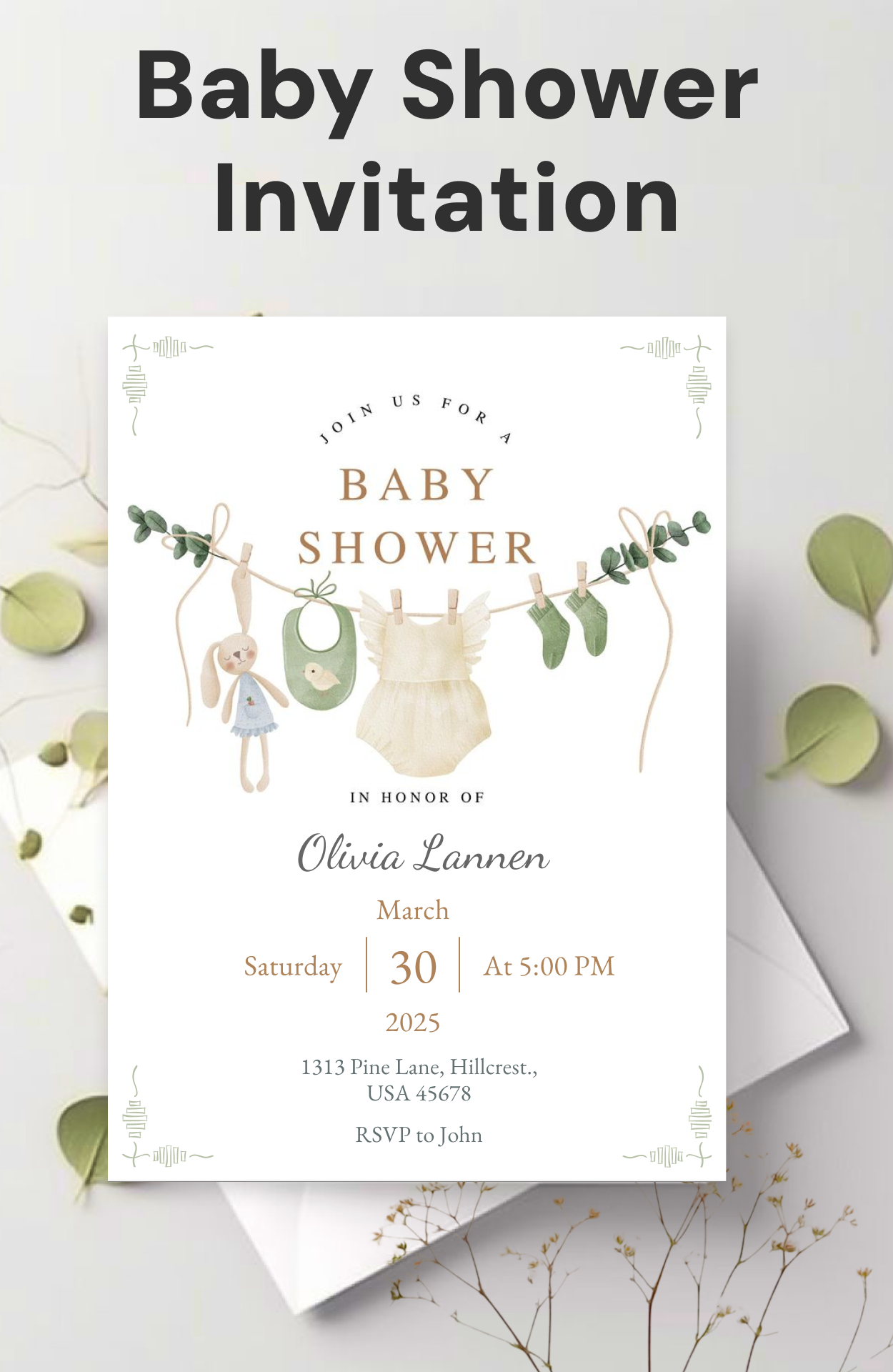 اسکرین شات 3 برنامه Invitation Maker + RSVP