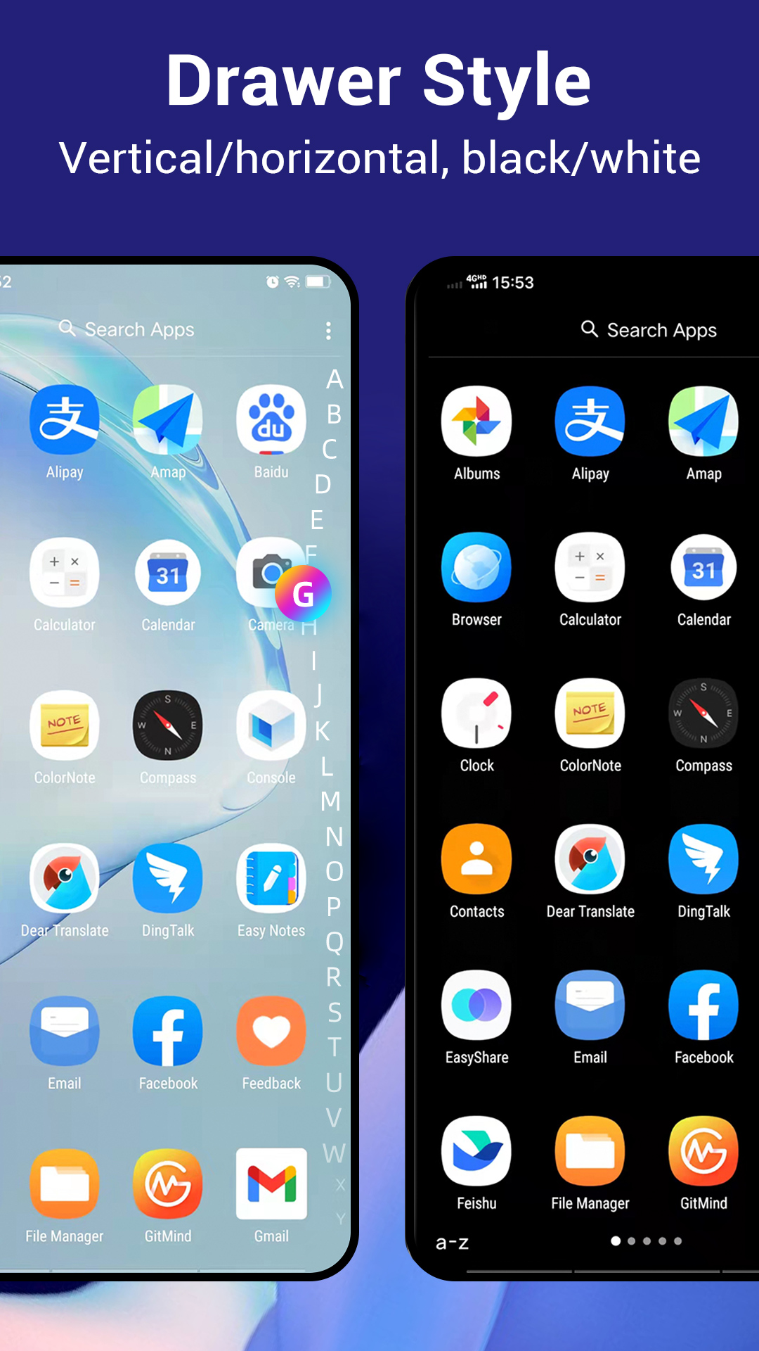 اسکرین شات 4 برنامه P Launcher