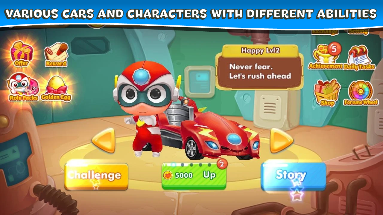 اسکرین شات 1 بازی Fun Racing - Car Transform