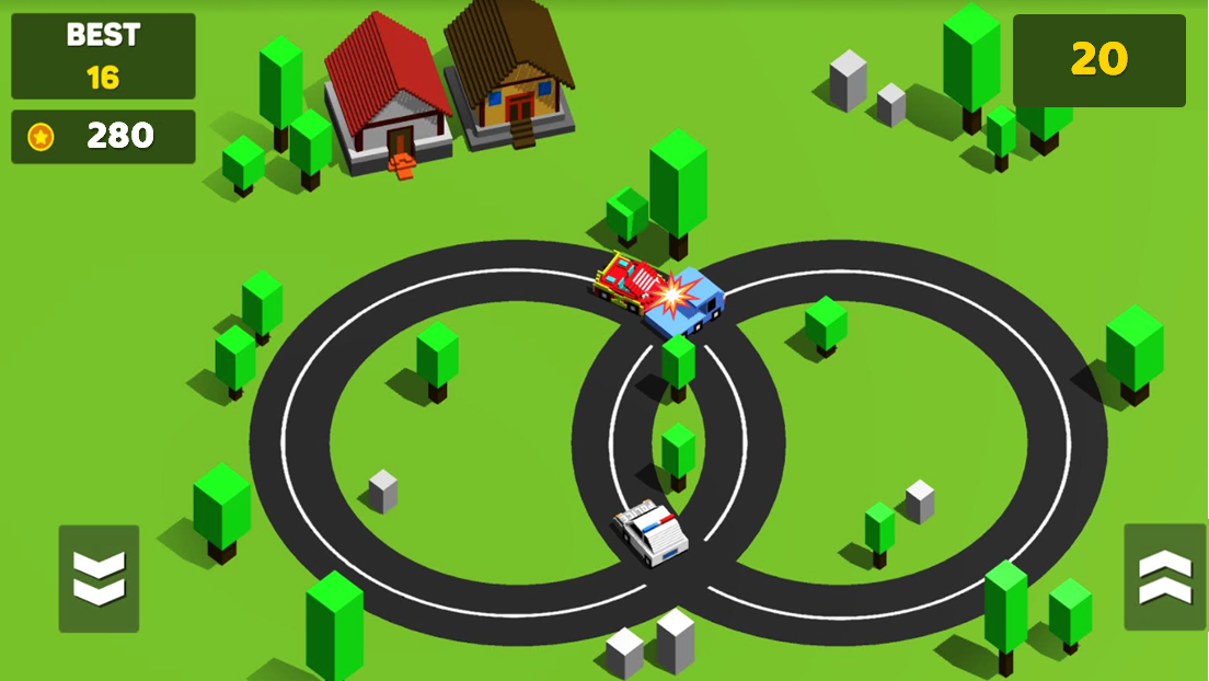 اسکرین شات 4 بازی Circle Crash - Blocky Race
