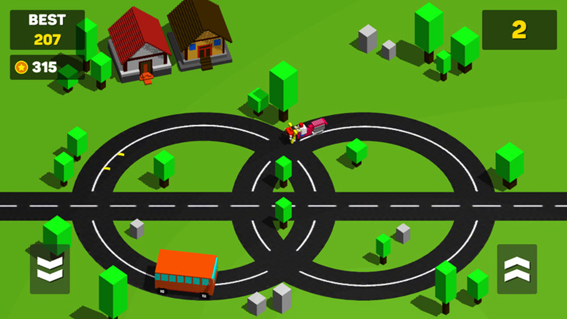 اسکرین شات 6 بازی Circle Crash - Blocky Race