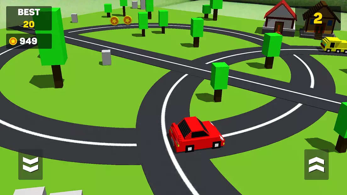 اسکرین شات 1 بازی Circle Crash - Blocky Race