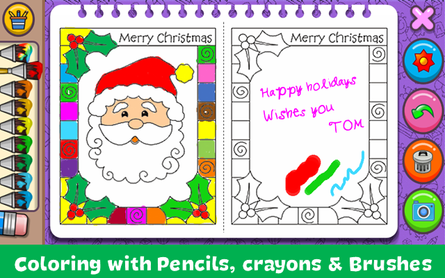 اسکرین شات 4 بازی Christmas Coloring Book