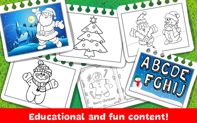 اسکرین شات 5 بازی Christmas Coloring Book
