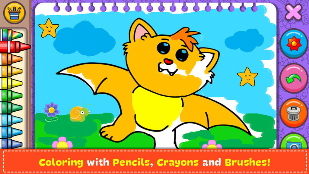اسکرین شات 1 بازی Halloween - Coloring & Games