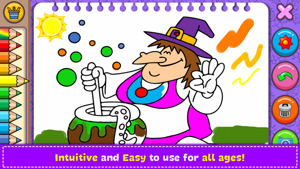 اسکرین شات 2 بازی Halloween - Coloring & Games