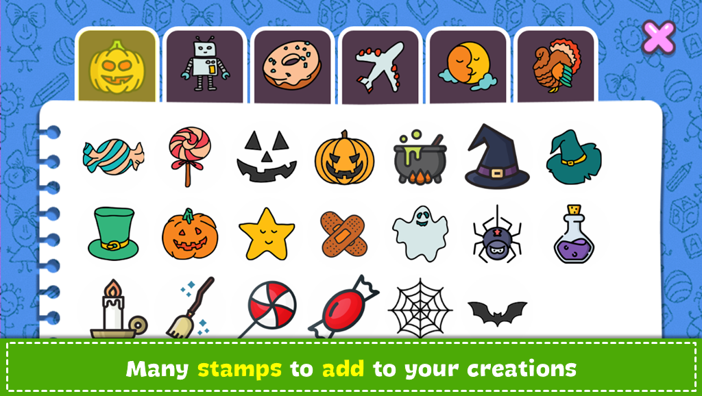 اسکرین شات 3 بازی Halloween - Coloring & Games