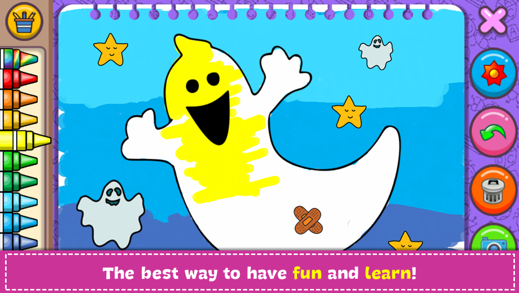اسکرین شات 7 بازی Halloween - Coloring & Games