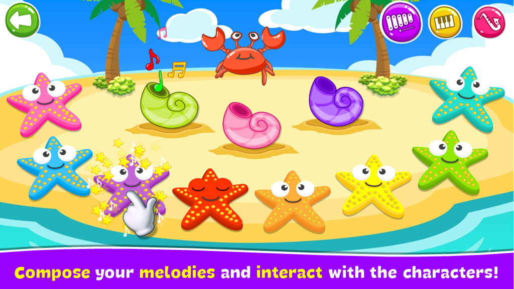 اسکرین شات 2 بازی Musical Game for Kids